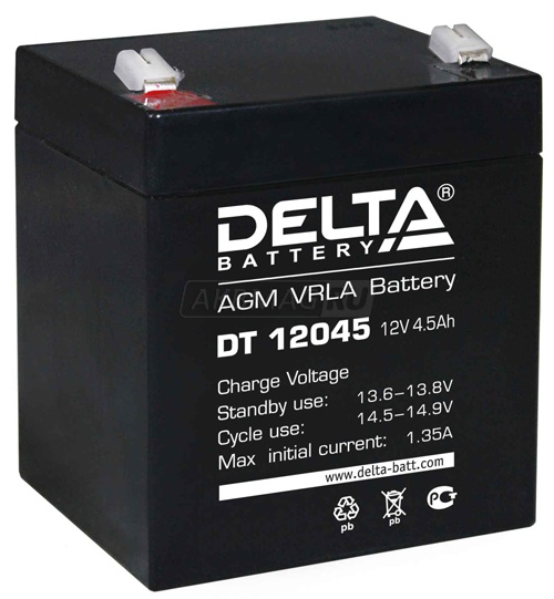 Аккумулятор для ИБП Delta DT 12045 универс. пол. 5 Ач