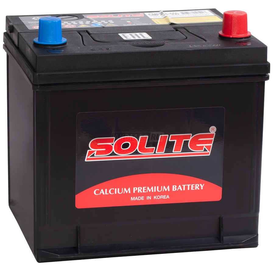 Аккумулятор автомобильный SOLITE Asia CMF 26-R550 550 А обр. пол. 60 Ач
