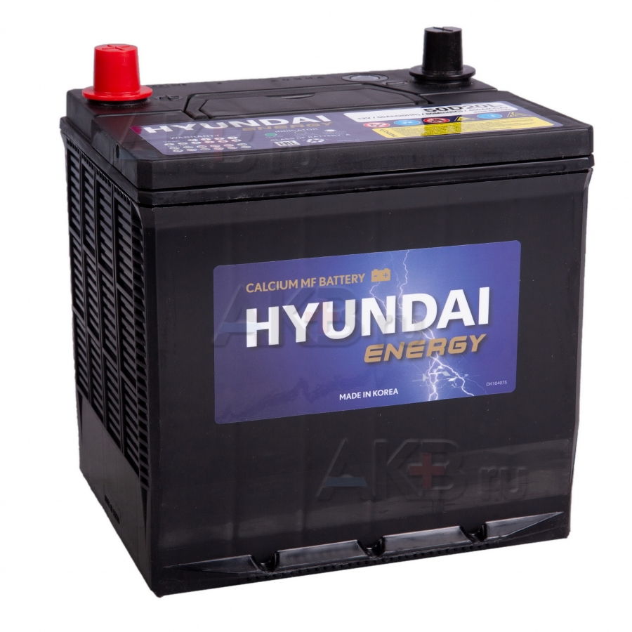 Автомобильный аккумулятор HYUNDAI 85BR60K