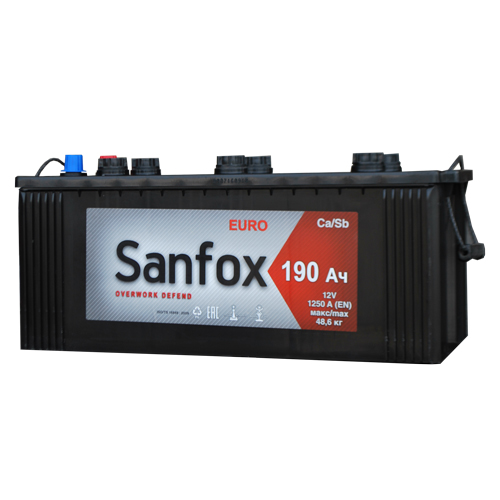 Аккумулятор SANFOX 6ст-190 Ач 1200 