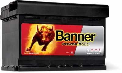Автомобильный аккумулятор BANNER Power Bull (72 09) 72R 670A НИЗКИЙ