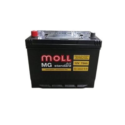 Автомобильный аккумулятор Moll Mg standard Asia 75 JR 715 A
