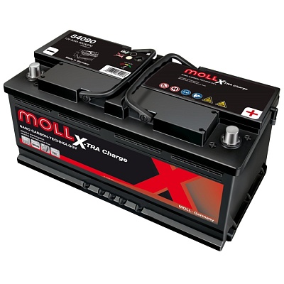 Автомобильный аккумулятор Moll X-TRA charge 90 Ач 800A