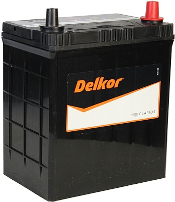Автомобильный аккумулятор Delkor 46B19L 40R 370A