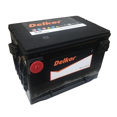 Автомобильный аккумулятор Delkor 78-730 боковые клеммы 95L 780A