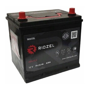Аккумулятор автомобильный Ridzel 12V 70(0)Ah Asia