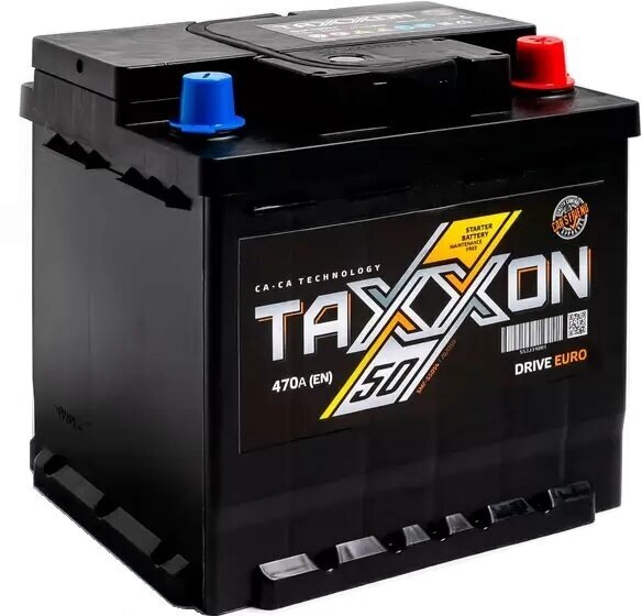 Аккумулятор автомобильный TAXXON DRIVE EURO 50ah R+