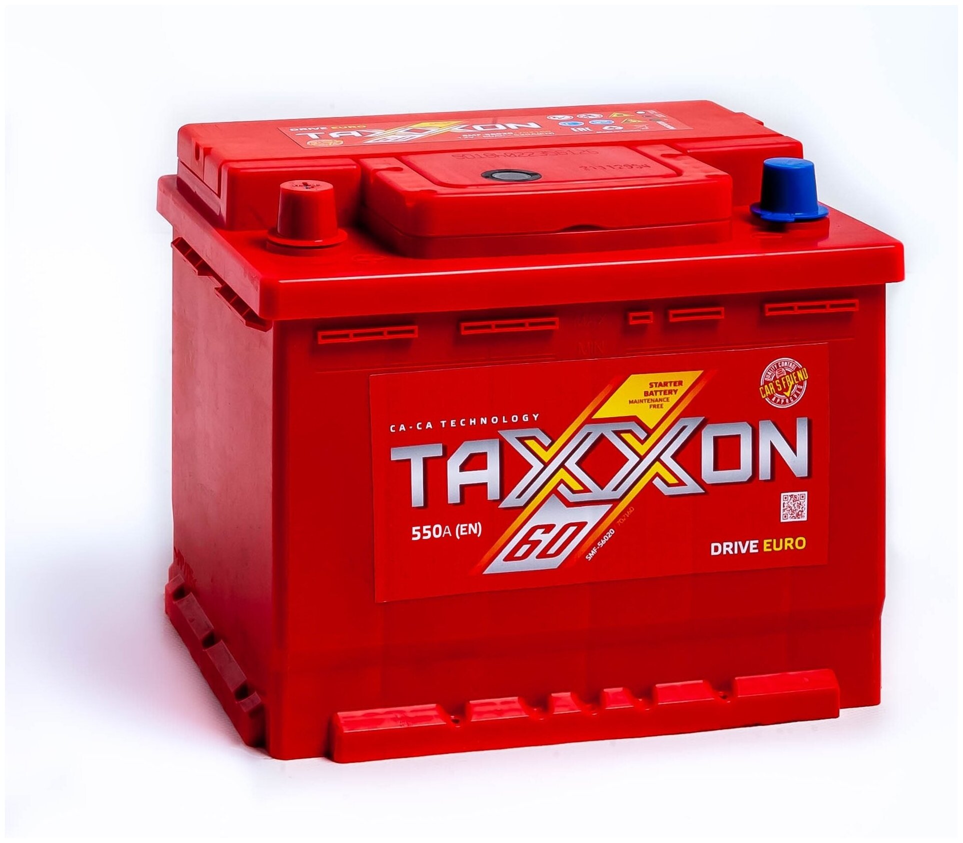 Аккумулятор автомобильный TAXXON DRIVE EURO 60ah L+