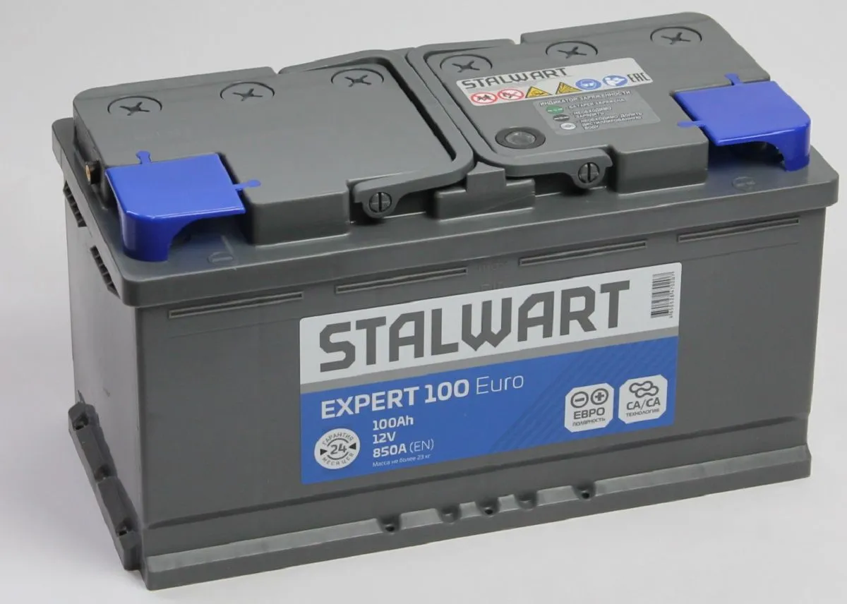 Аккумулятор автомобильный STALWART Expert 6СТ-100.1