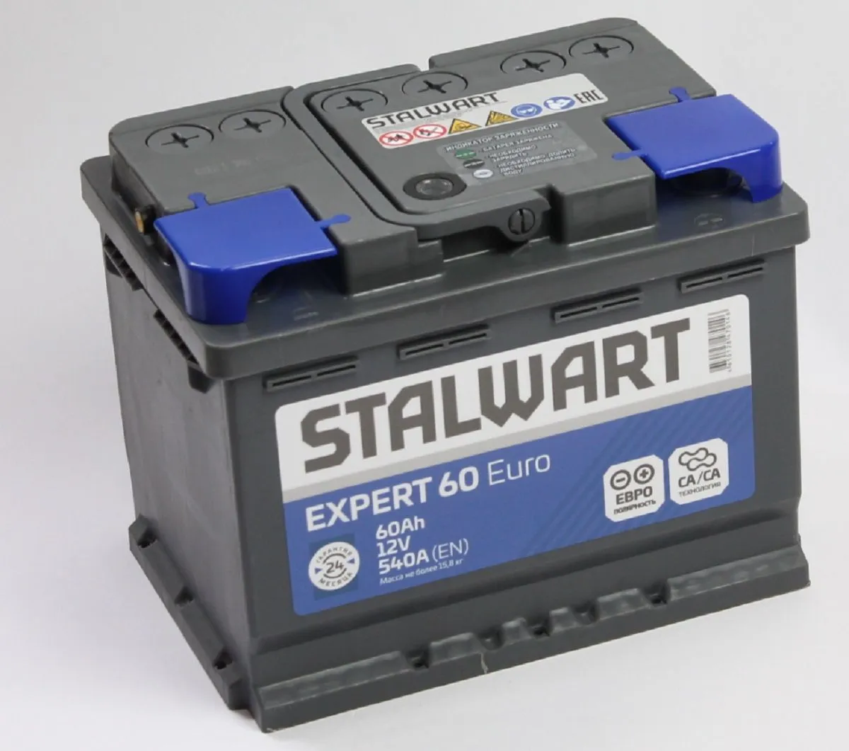 Аккумулятор автомобильный STALWART Expert 6СТ-60.0