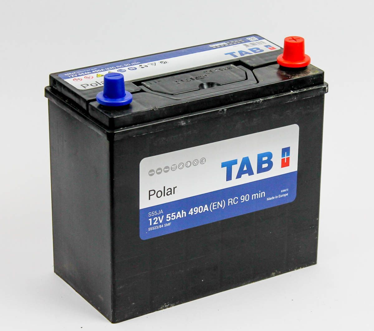 Аккумулятор автомобильный TAB Polar 6СТ-55.0 (55523/84) яп ст/тонк.кл.с переходн