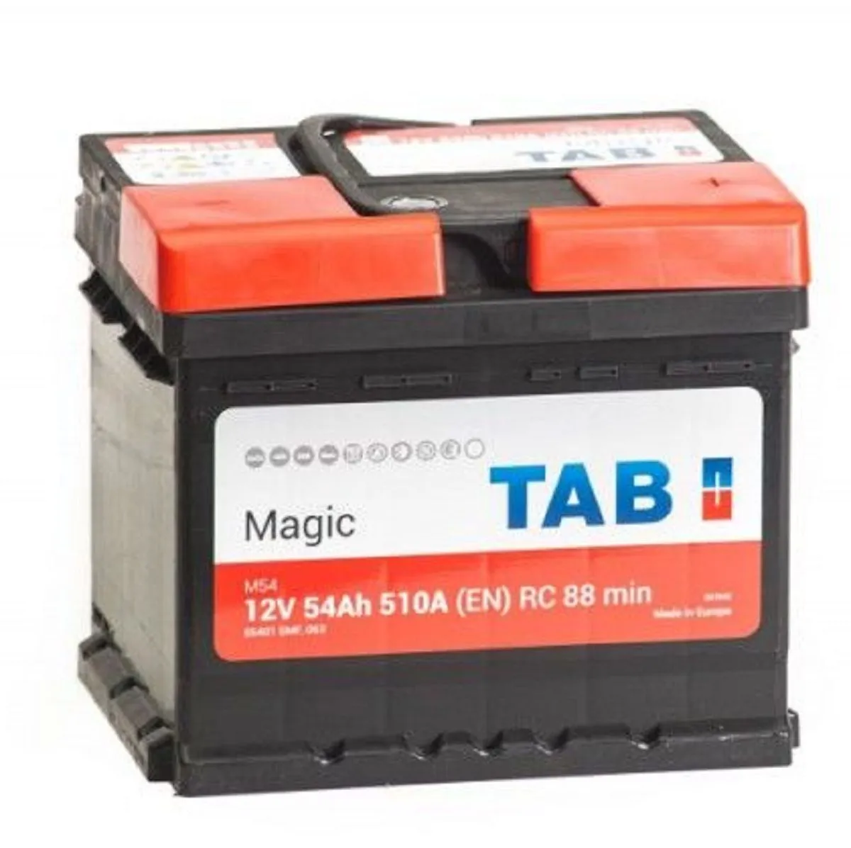 Аккумулятор автомобильный TAB Magic 6СТ-54.0 низкий