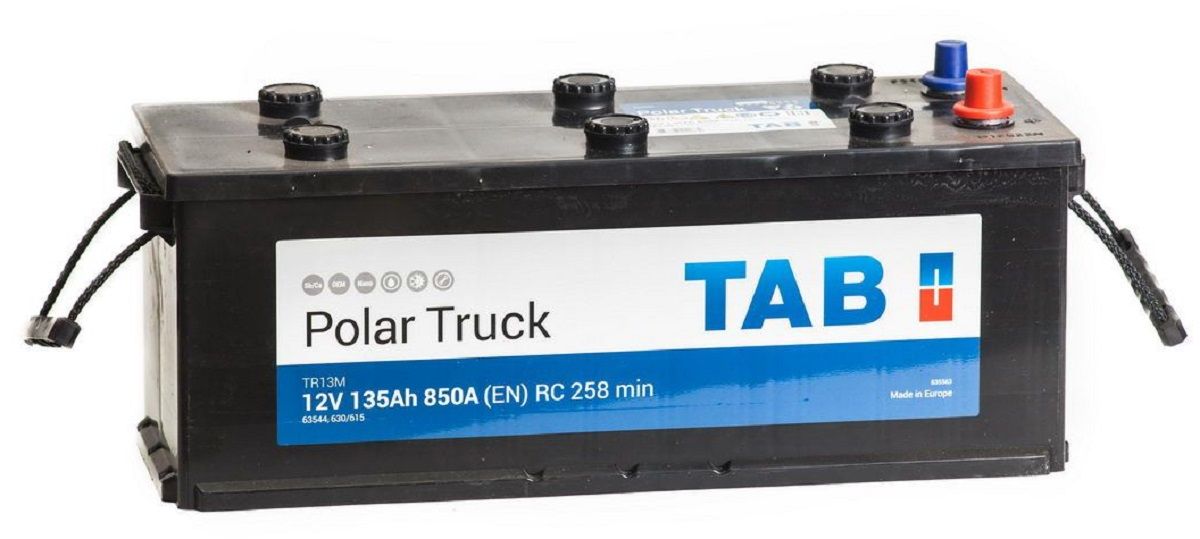 Аккумулятор автомобильный TAB Polar Truck 6СТ-135 (MAC110) евро.конус
