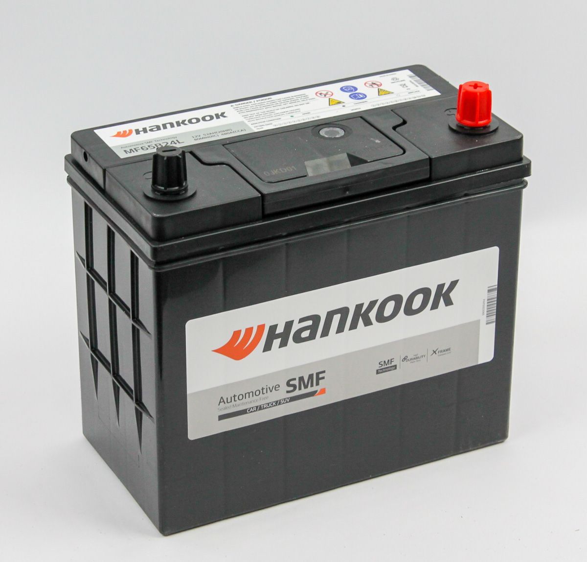 Аккумулятор автомобильный HANKOOK 6СТ-52.0 (65B24L) тонк.кл.