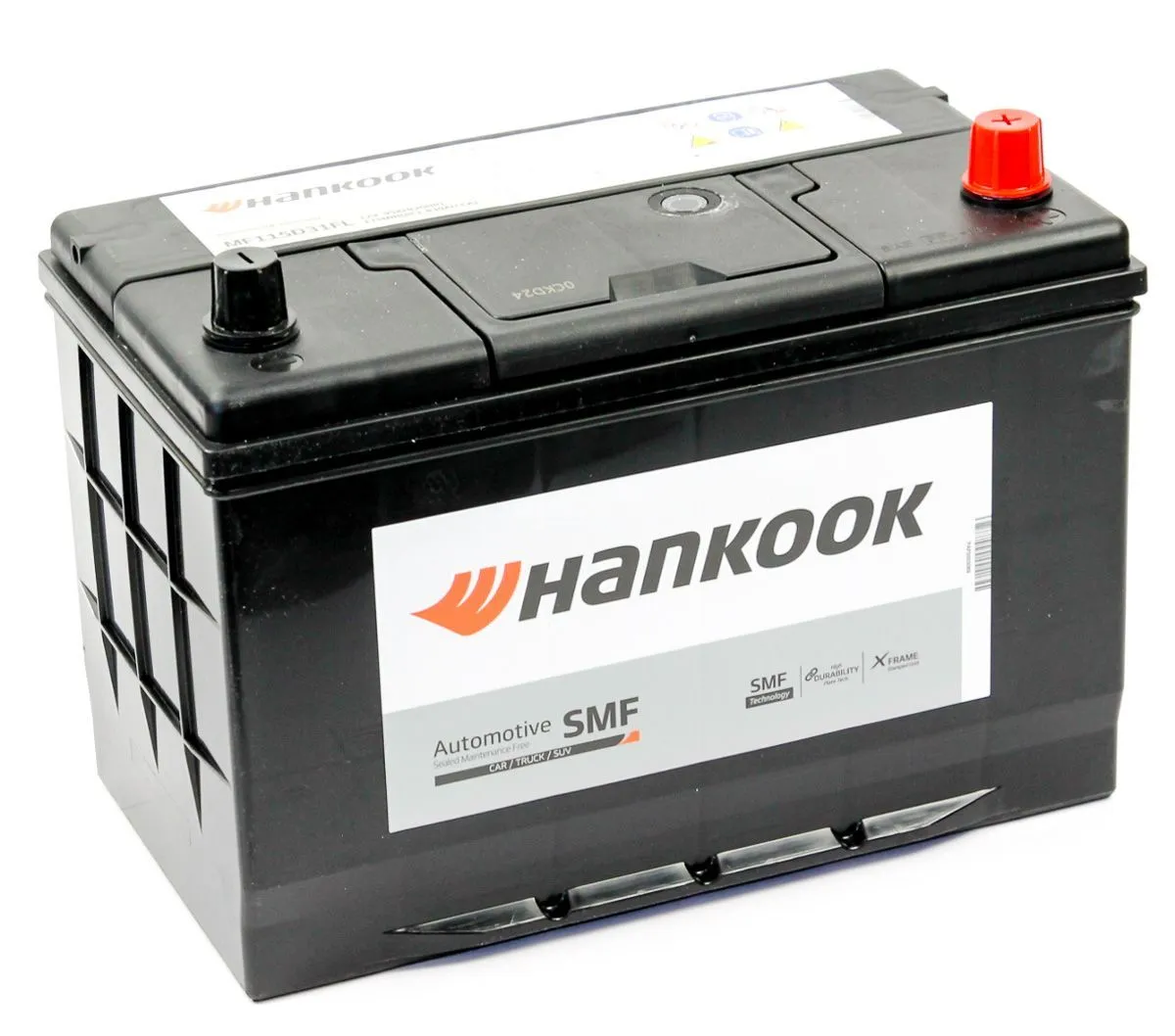 Аккумулятор автомобильный HANKOOK 6СТ-95.0 (115D31L) бортик