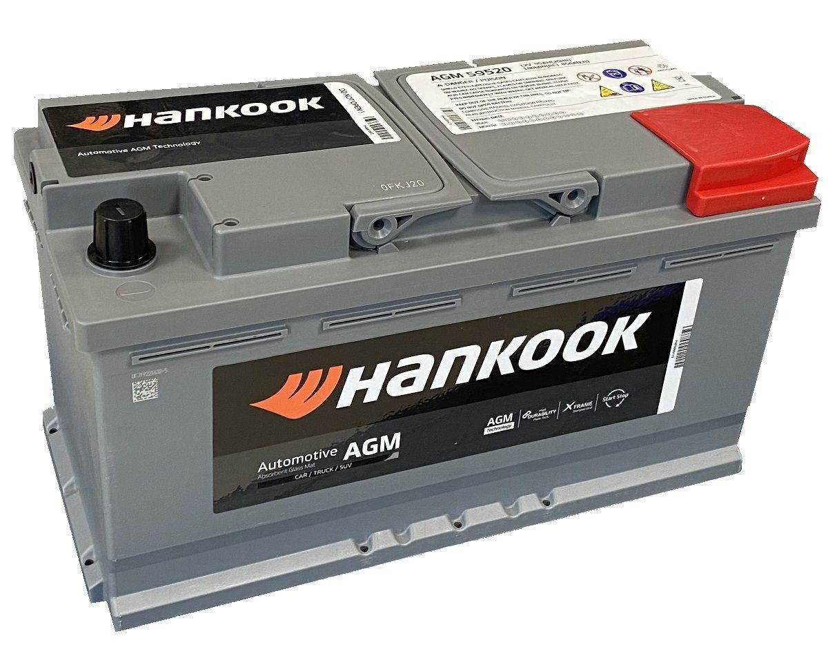 Аккумулятор автомобильный HANKOOK Start-Stop Plus 6СТ-95.0 (SA 59520) AGM