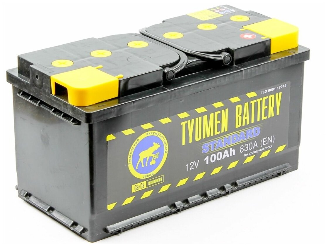 Аккумулятор автомобильный TYUMEN BATTERY 6СТ-100L STANDARD