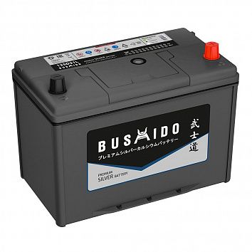 Аккумулятор автомобильный BUSHIDO Silver 105