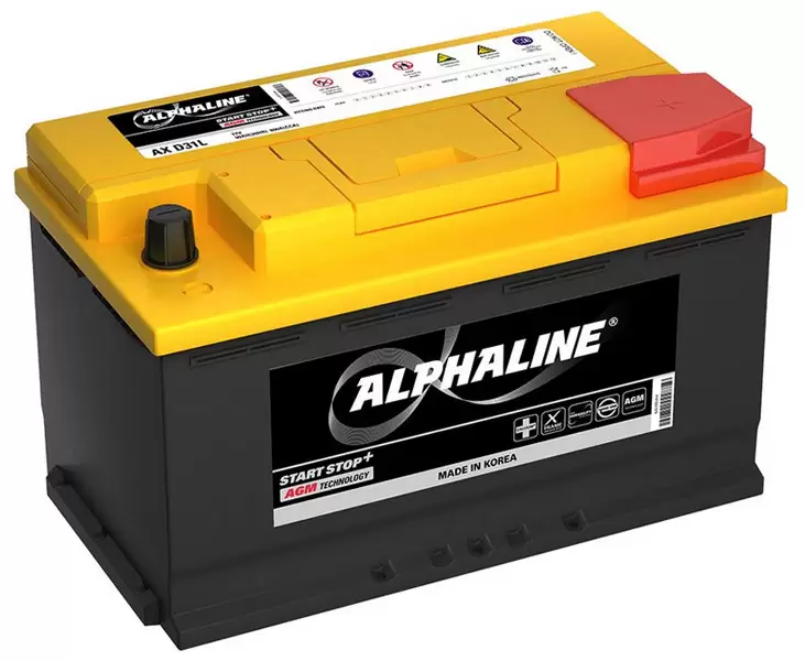 Аккумулятор автомобильный ALPHALINE AGM 80