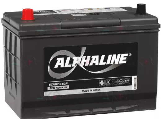 Аккумулятор автомобильный ALPHALINE EFB 80