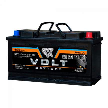 Аккумулятор автомобильный VOLT PROFESSIONAL 6СТ-90.0 (КАЙНАР)