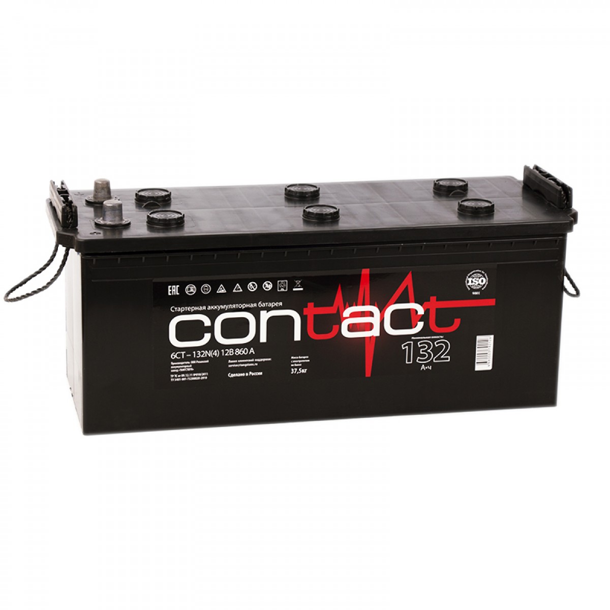 Аккумулятор автомобильный Contaсt 6CT-132.3 (Tungstone)