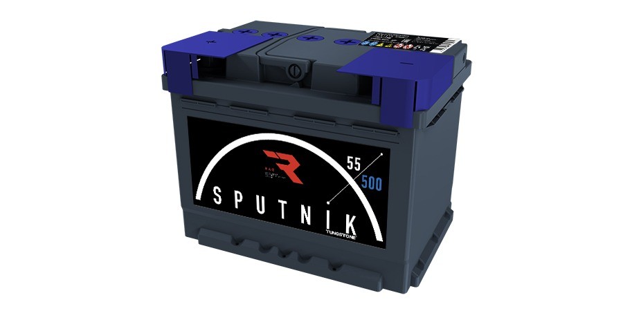 Аккумулятор автомобильный Sputnik 6СТ-55.0 (Tungstone)