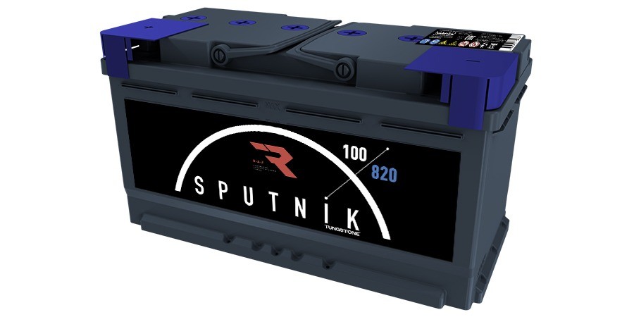 Аккумулятор автомобильный Sputnik 6СТ-90.1 (Tungstone)
