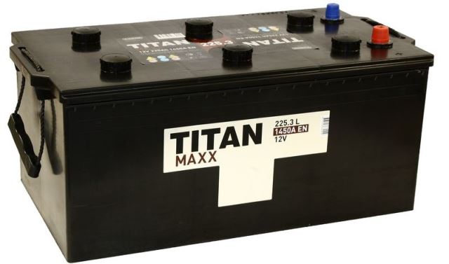 Аккумулятор автомобильный TITAN MAXX 6СТ-225.3 VL