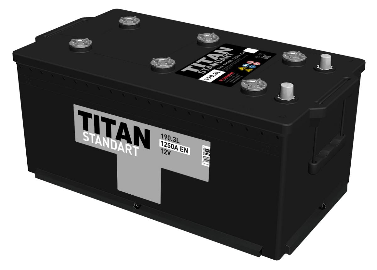 Аккумулятор автомобильный TITAN STANDART 6СТ-190.3 VL