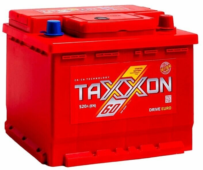 Аккумулятор автомобильный TAXXON DRIVE EURO 60ah R+