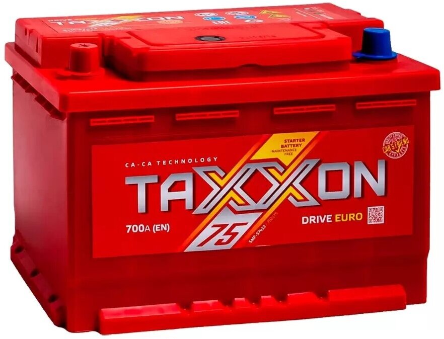 Аккумулятор автомобильный TAXXON DRIVE EURO 75ah L+