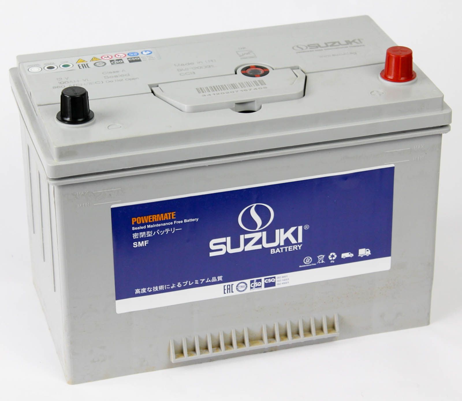 Аккумулятор автомобильный SUZUKI 6СТ-100.0 (120D31L) бортик