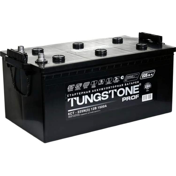 Аккумулятор автомобильный Tungstone Prof 6СТ-225.3  (Tungstone)
